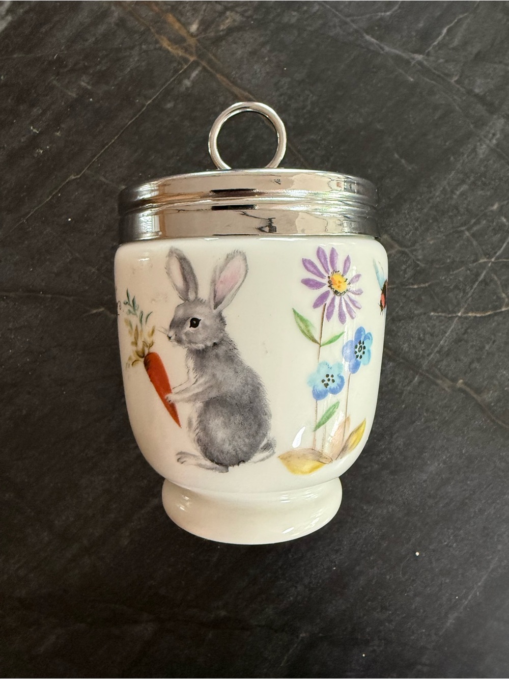 Vintage Royal Worcester king egg coddler